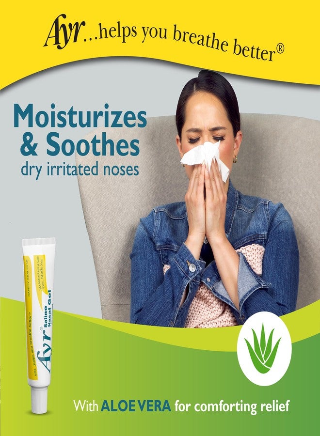 آير جل أنفي ملحي من آير، مع الصبار المهدئ، أنبوب 0.5 أونصة (عبوة من 1) - Image 2